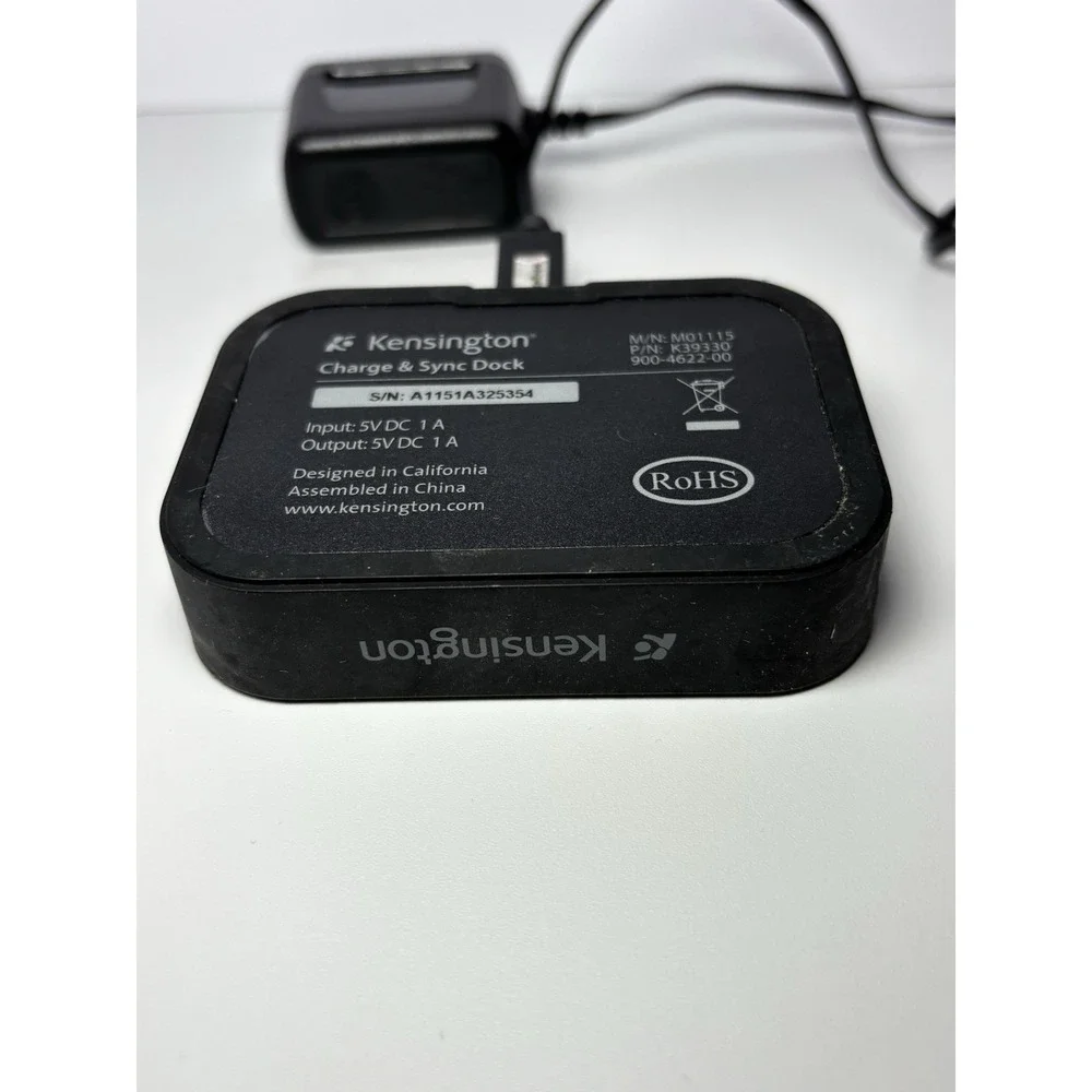 Kensington M01115 iPhone iPod Charge & Sync Dock for iPhone | 5V DC 1A